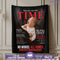 Personalized TIME Magazine Baby Blanket – Funny Custom Photo & Name | Baby of The Year Gift